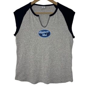 Vintage American Idol Old Navy Ringer Tank Top XXL